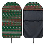 Christmas Holiday Knitted Pattern Print Waterproof Car Seat Cover