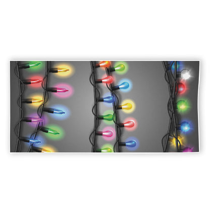 Christmas Holiday Lights Print Beach Towel