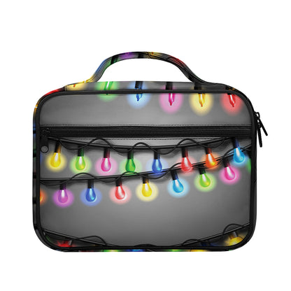 Christmas Holiday Lights Print Briefcase Bible Bag
