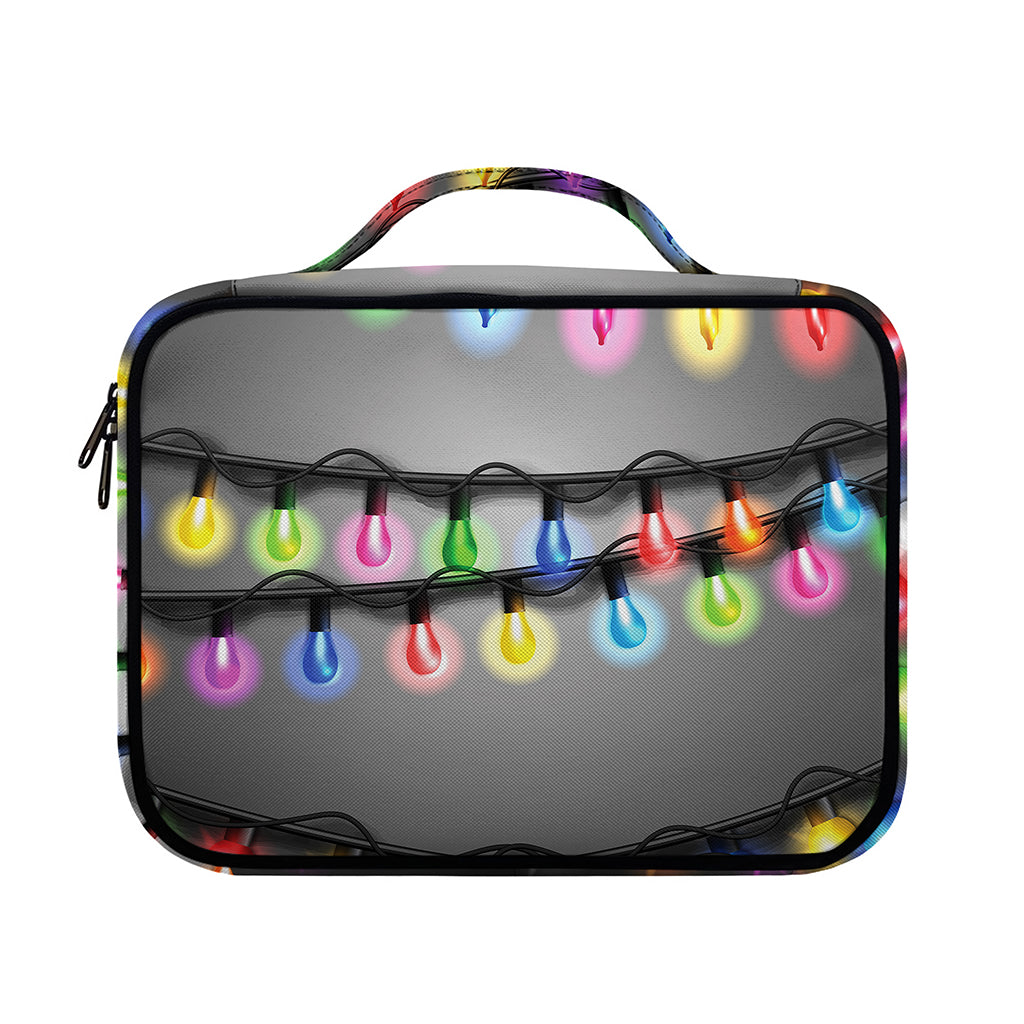Christmas Holiday Lights Print Briefcase Bible Bag