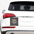 Christmas Holiday Lights Print Car Sticker