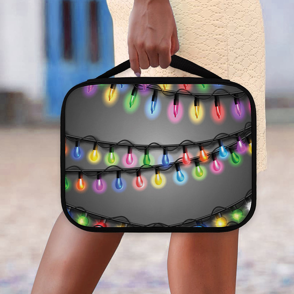 Christmas Holiday Lights Print Classic Bible Case