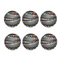 Christmas Holiday Lights Print Coaster Set