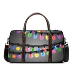 Christmas Holiday Lights Print Duffle Bag