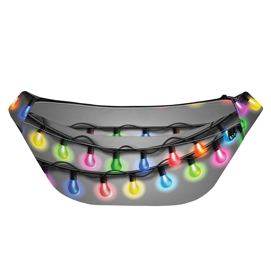 Christmas Holiday Lights Print Fanny Pack