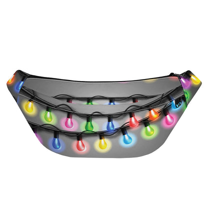 Christmas Holiday Lights Print Fanny Pack