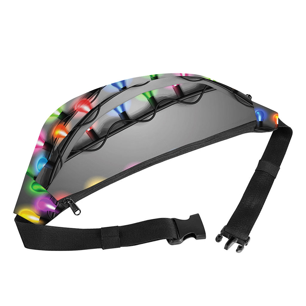 Christmas Holiday Lights Print Fanny Pack