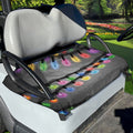 Christmas Holiday Lights Print Golf Cart Seat Cover