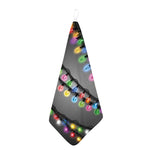 Christmas Holiday Lights Print Hand Towel