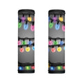 Christmas Holiday Lights Print Handle Covers