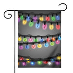 Christmas Holiday Lights Print House Flag