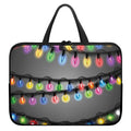 Christmas Holiday Lights Print Laptop Sleeve With Handle