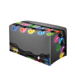 Christmas Holiday Lights Print Leather Tissue Box Cover