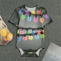 Christmas Holiday Lights Print Men's Bodysuit
