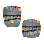 Christmas Holiday Lights Print Office Chair Cover