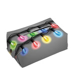 Christmas Holiday Lights Print Rectangle Tissue Box Cover