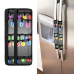 Christmas Holiday Lights Print Refrigerator Handle Covers