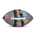 Christmas Holiday Lights Print Rugby Ball