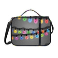 Christmas Holiday Lights Print Shoulder Strap Bible Bag