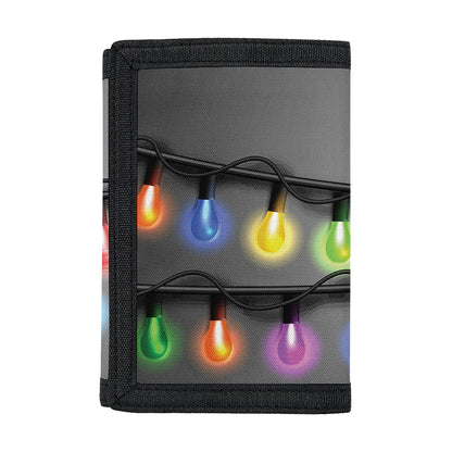 Christmas Holiday Lights Print Trifold Wallet