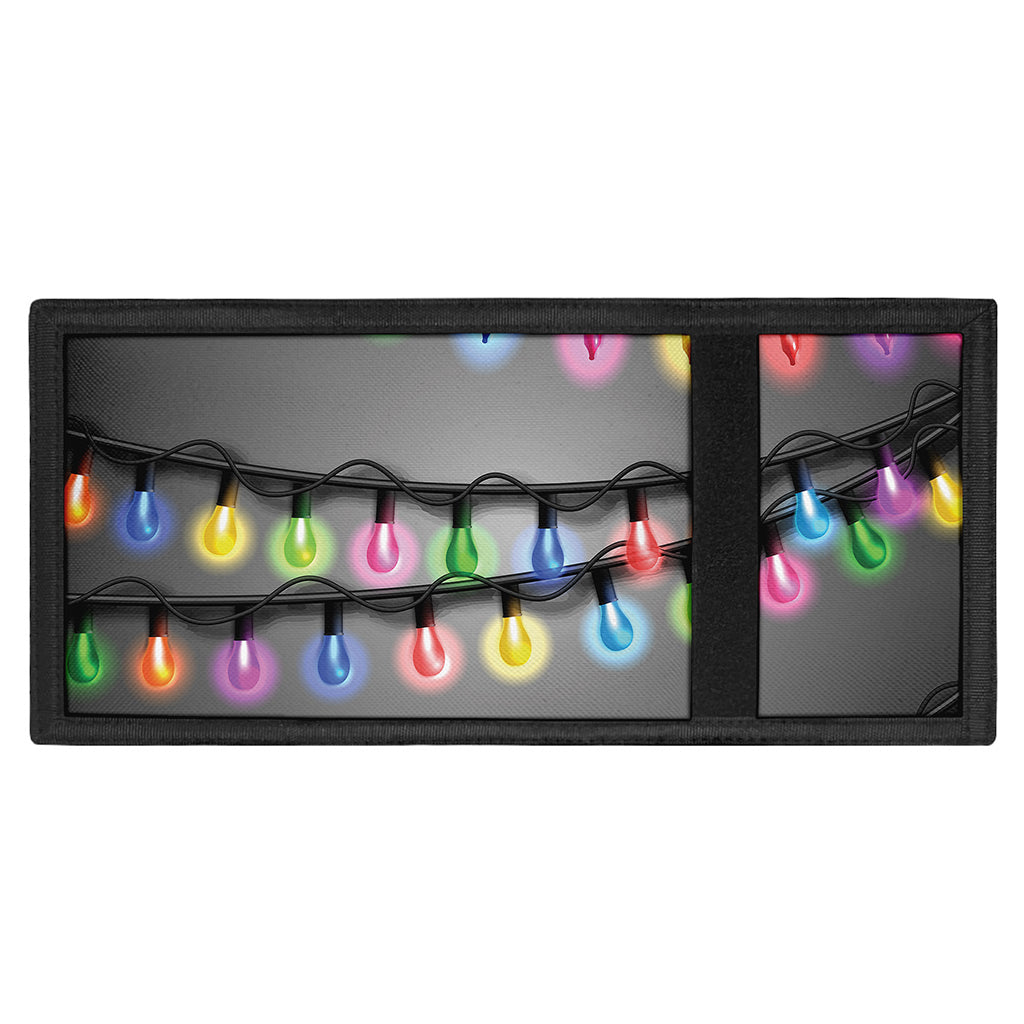 Christmas Holiday Lights Print Trifold Wallet