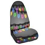 Christmas Holiday Lights Print Waterproof Car Seat Cover