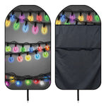 Christmas Holiday Lights Print Waterproof Car Seat Cover