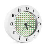Christmas Holly Berry Pattern Print Alarm Clock
