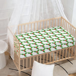 Christmas Holly Berry Pattern Print Baby Crib Sheet