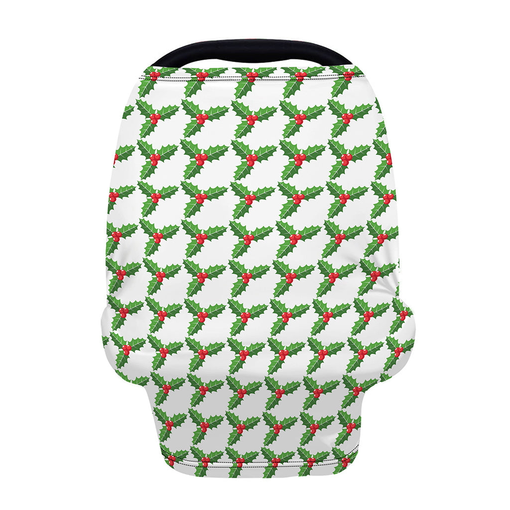 Christmas Holly Berry Pattern Print Baby Seat Cover