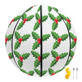 Christmas Holly Berry Pattern Print Basketball