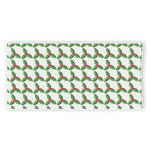 Christmas Holly Berry Pattern Print Beach Towel