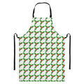 Christmas Holly Berry Pattern Print Bib Apron With Pocket
