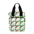 Christmas Holly Berry Pattern Print Bible Tote Bag