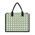 Christmas Holly Berry Pattern Print Canvas Tote Bag