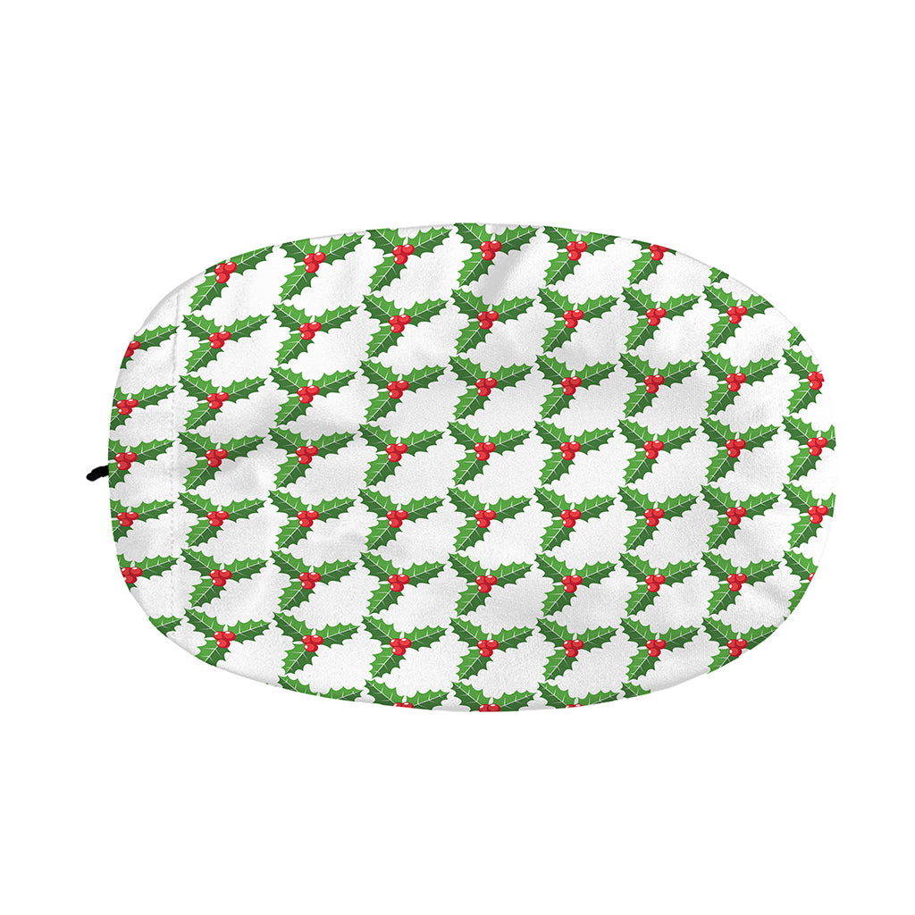Christmas Holly Berry Pattern Print Car Side Mirror Covers