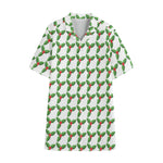 Christmas Holly Berry Pattern Print Cotton Hawaiian Shirt