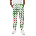 Christmas Holly Berry Pattern Print Cotton Sweatpants
