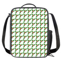 Christmas Holly Berry Pattern Print Crossbody Lunch Bag