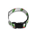Christmas Holly Berry Pattern Print Dog Collar
