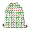Christmas Holly Berry Pattern Print Drawstring Bag