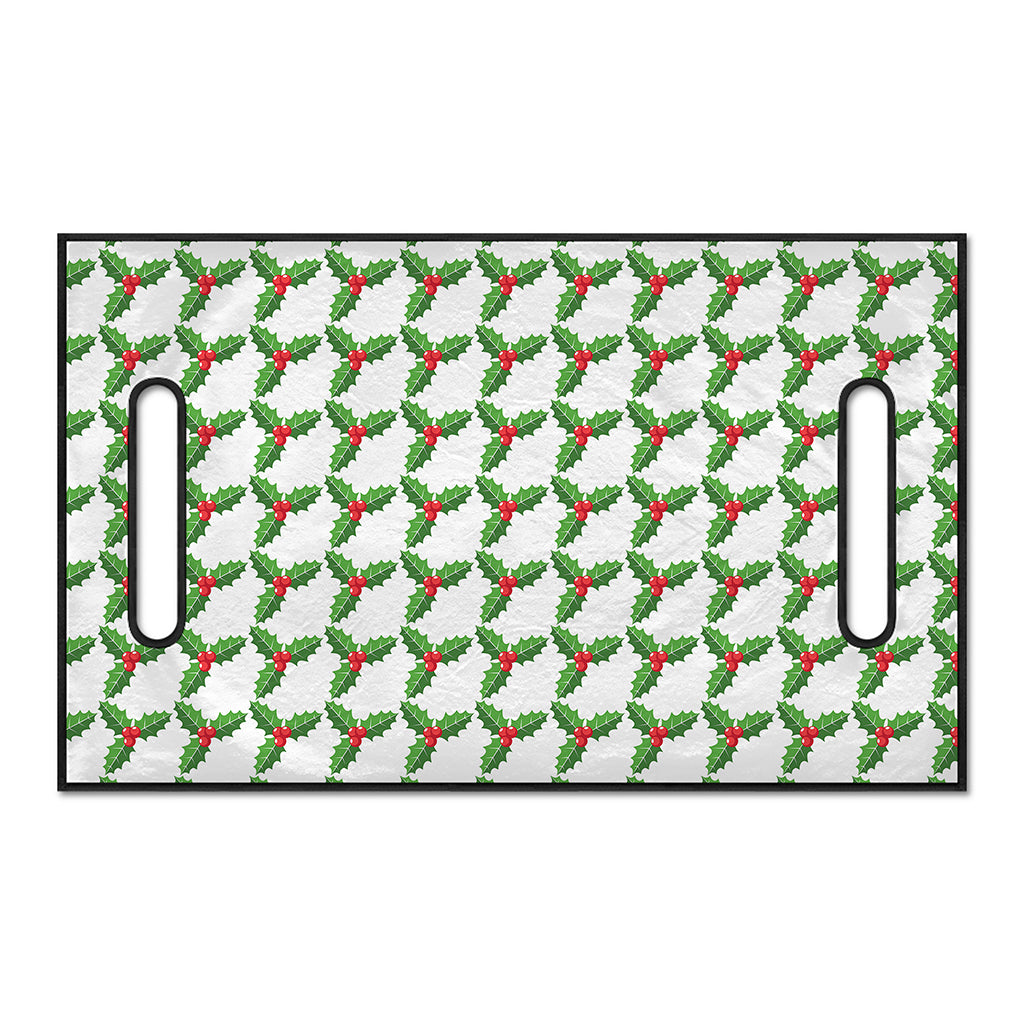 Christmas Holly Berry Pattern Print Golf Cart Seat Cover