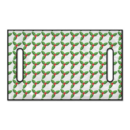 Christmas Holly Berry Pattern Print Golf Cart Seat Cover
