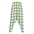 Christmas Holly Berry Pattern Print Hammer Pants