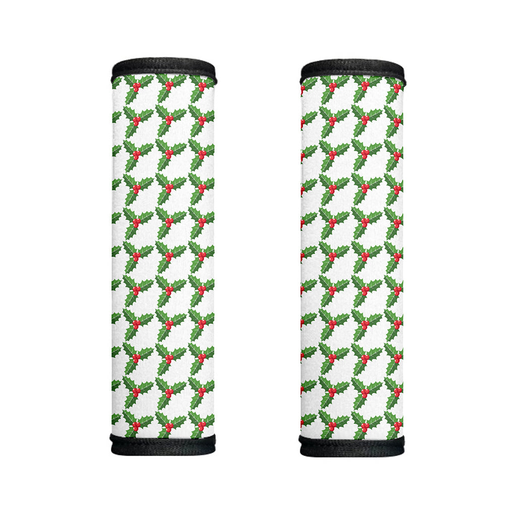 Christmas Holly Berry Pattern Print Handle Covers
