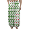 Christmas Holly Berry Pattern Print Lantern Pants
