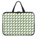 Christmas Holly Berry Pattern Print Laptop Sleeve With Handle