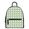 Christmas Holly Berry Pattern Print Leather Backpack