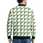 Christmas Holly Berry Pattern Print Men's Bomber Jacket