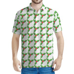 Christmas Holly Berry Pattern Print Men's Polo Shirt